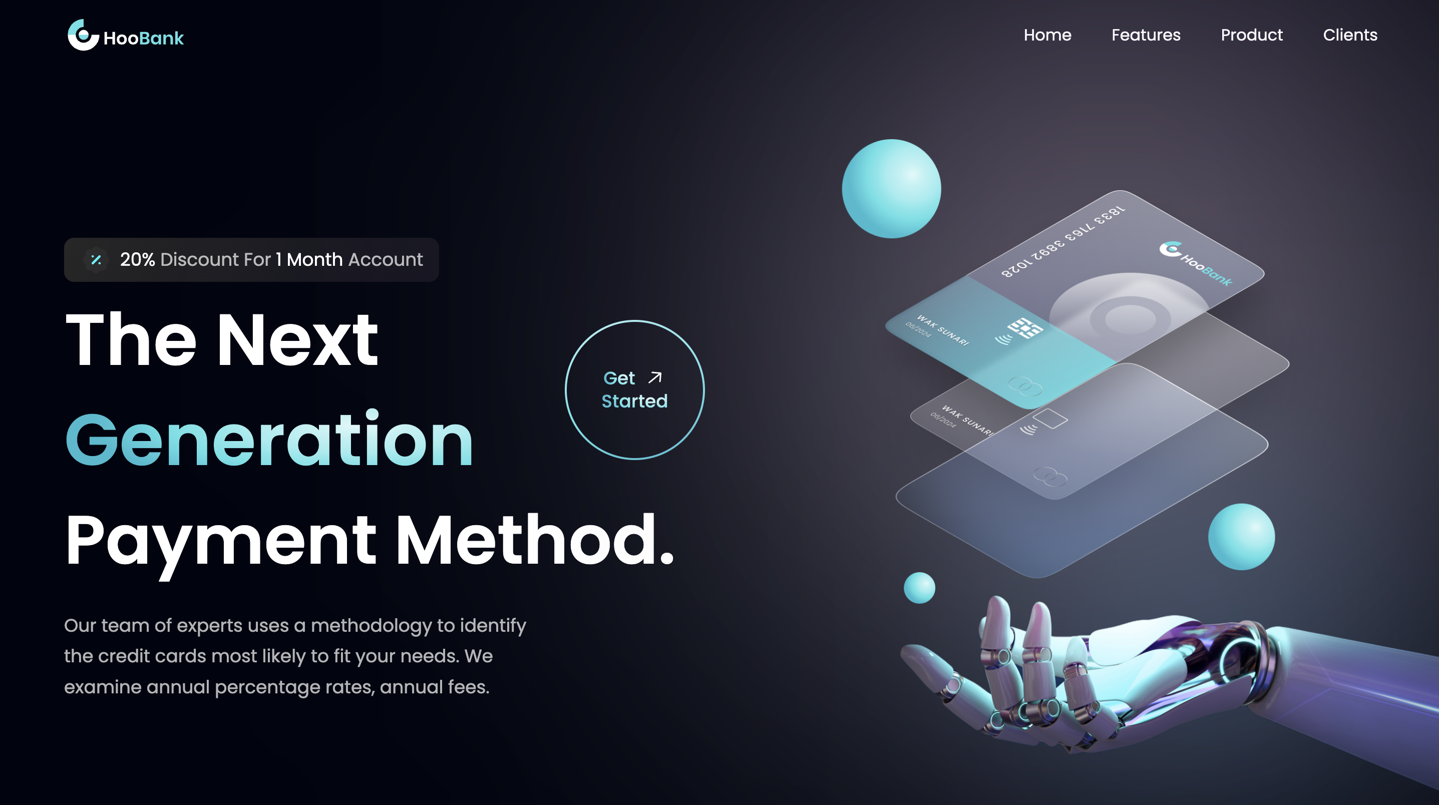 Fintech Landing Page